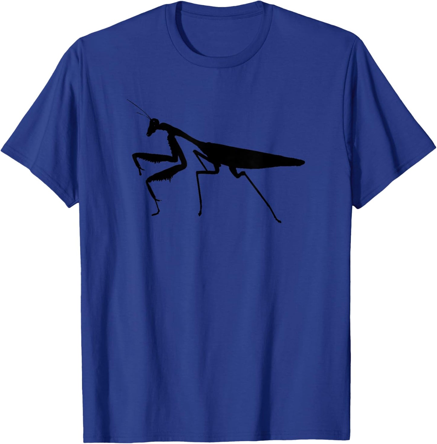 Cool Minimalist Insects Praying Mantis T-Shirt - T-Shirt | Royal