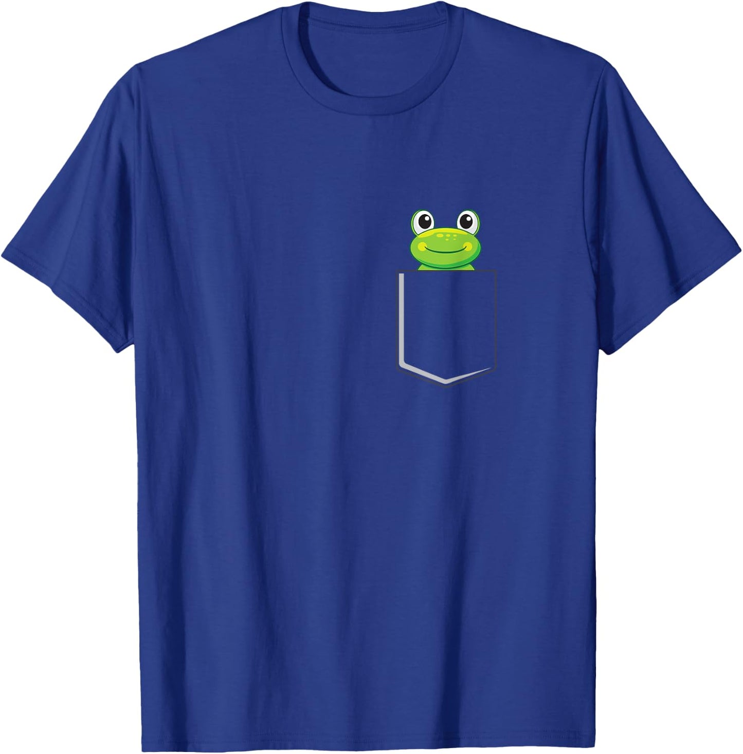 Frog In A Bag Toad Pet Frog Green Frog Bag T-Shirt - T-Shirt | Royal