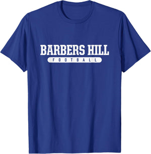 Barbers Hill High School Football T-Shirt - T-Shirt | Royal
