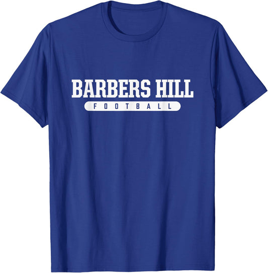 Barbers Hill High School Football T-Shirt - T-Shirt | Royal