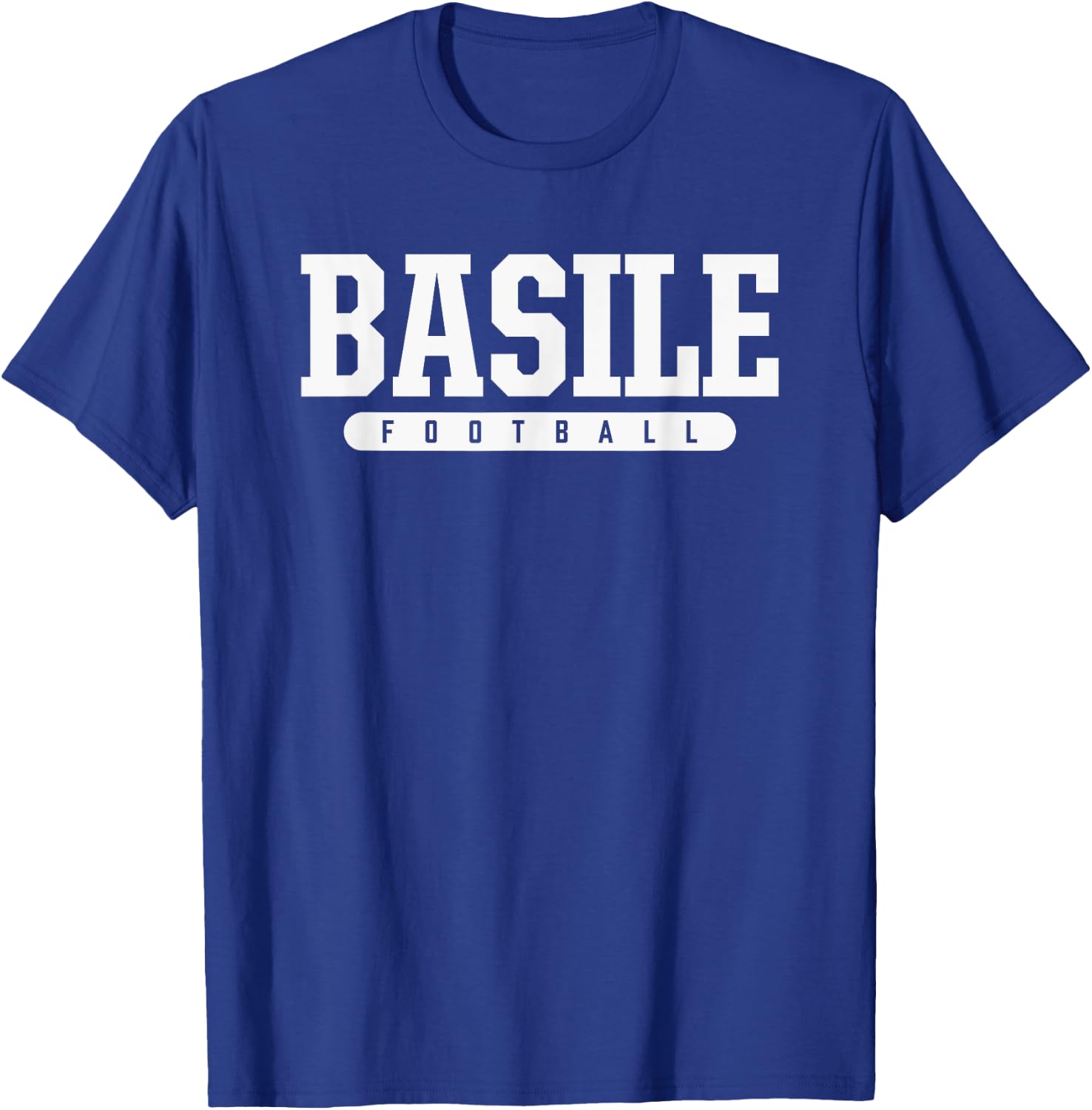 Basile High School Football T-Shirt - T-Shirt | Royal