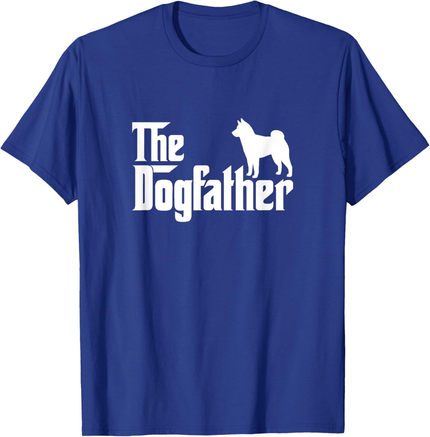 Shiba Inu - The DogFather Dog Dad Papa Men Women T-Shirt - T-Shirt | Royal