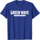 West Point Green Wave Football T-Shirt - T-Shirt | Royal
