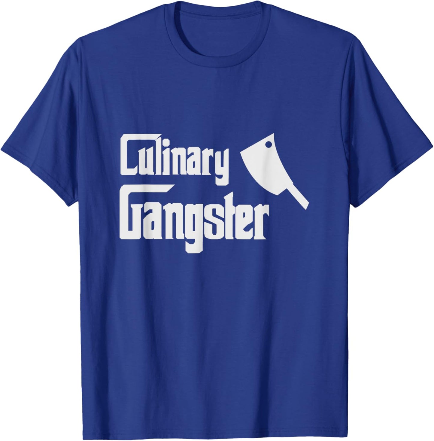Funny BBQ Cooking , Culinary Gangster T-Shirt - T-Shirt | Royal