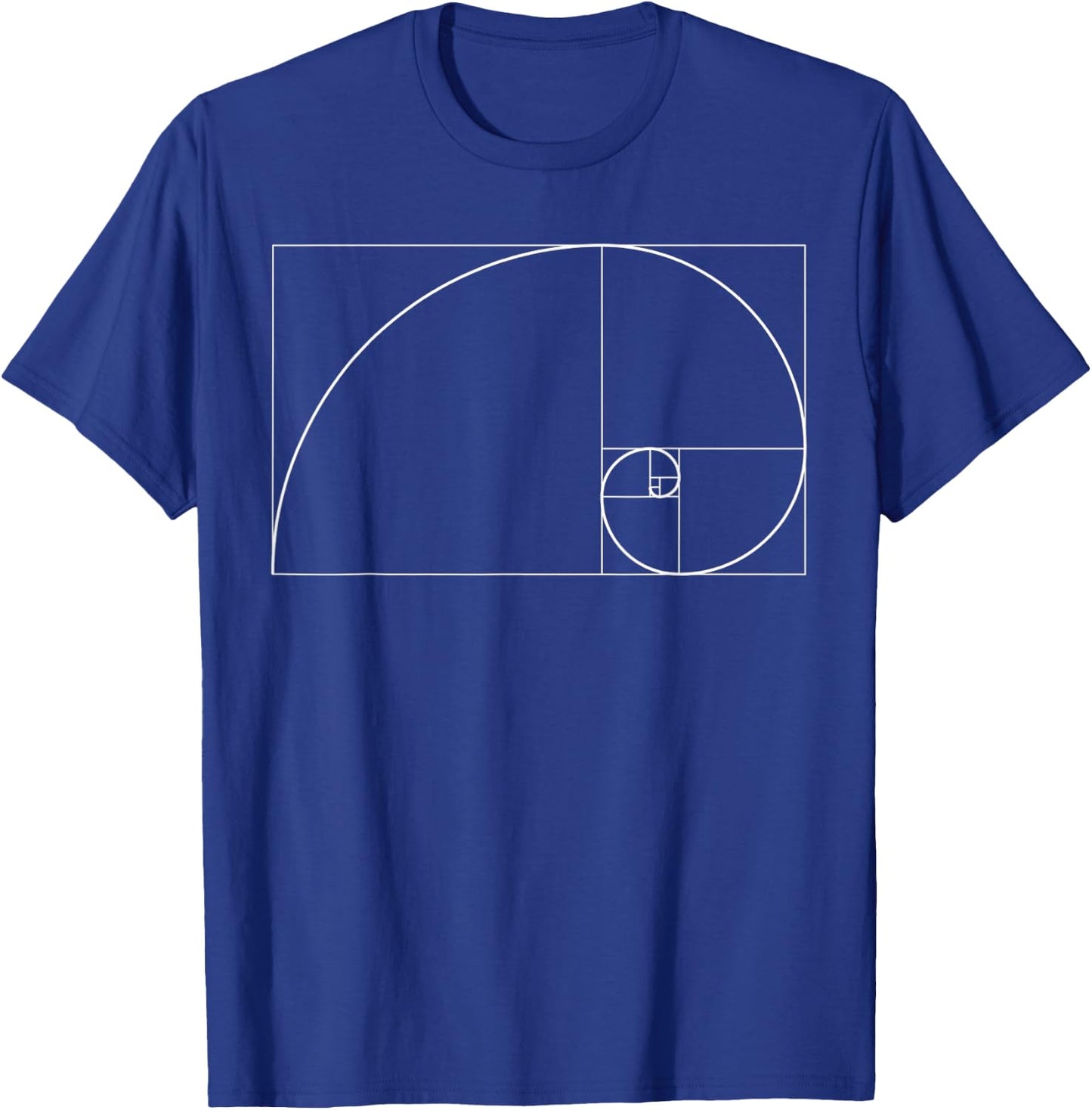Fibonacci Sequence Golden Ratio Rule T-Shirt - T-Shirt | Royal