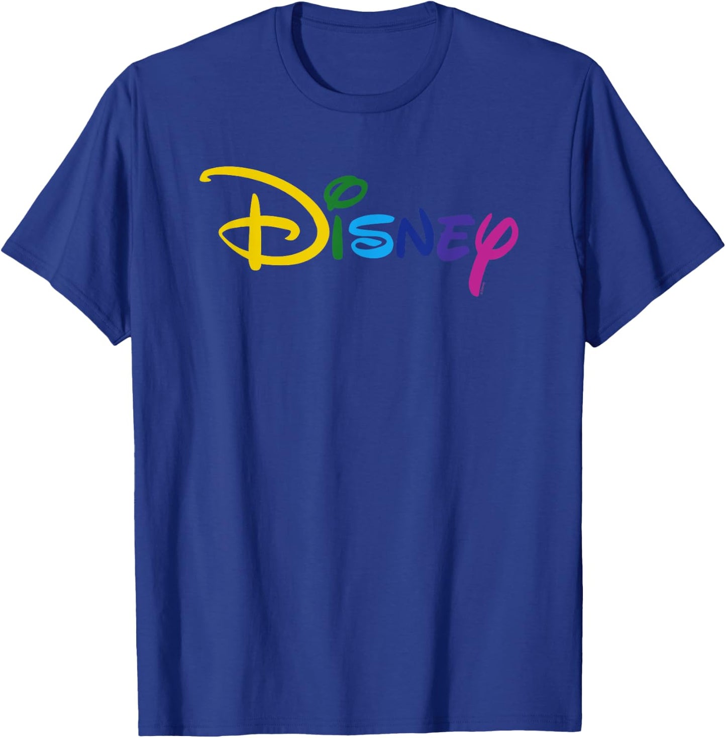 Disney Logo Colour , black T-Shirt - T-Shirt | Royal