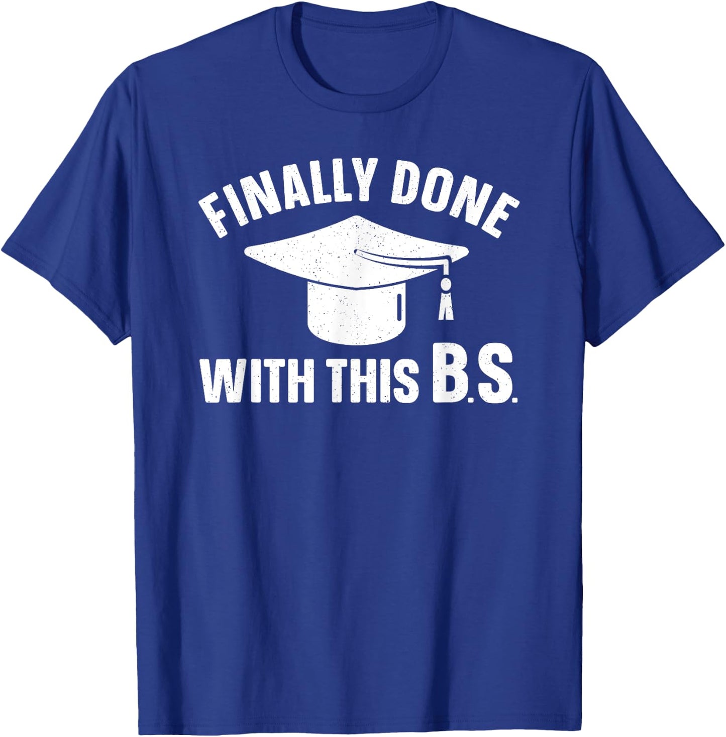 Graduation Art Women Bachelor Of Science Graduation T-Shirt - T-Shirt | Royal