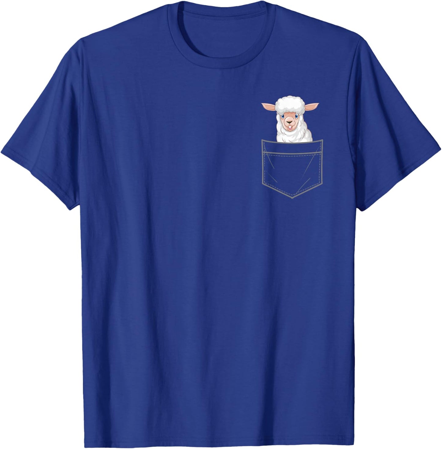 Cute Sheep Design Women Farm Animal Sheep Farmer T-Shirt - T-Shirt | Royal