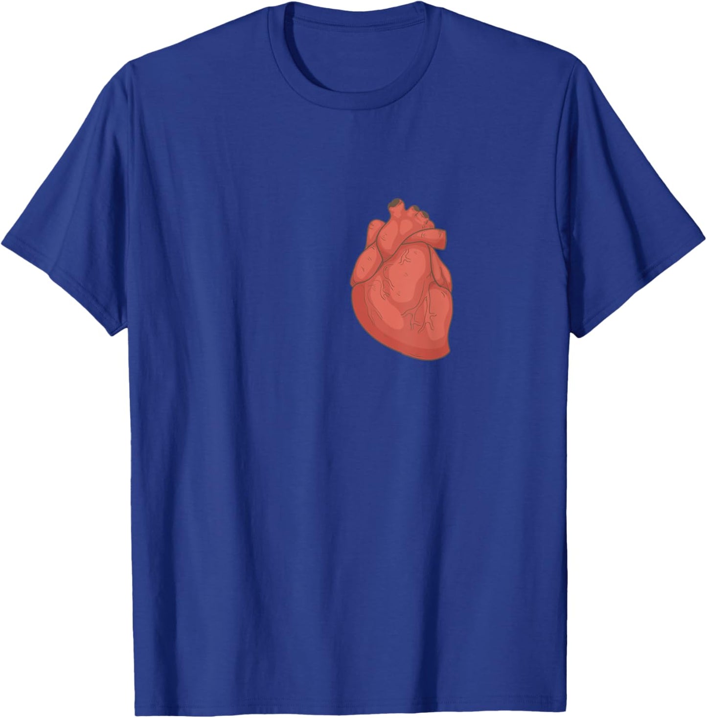 Realistic Anatomically Correct Heart T-Shirt - T-Shirt | Royal