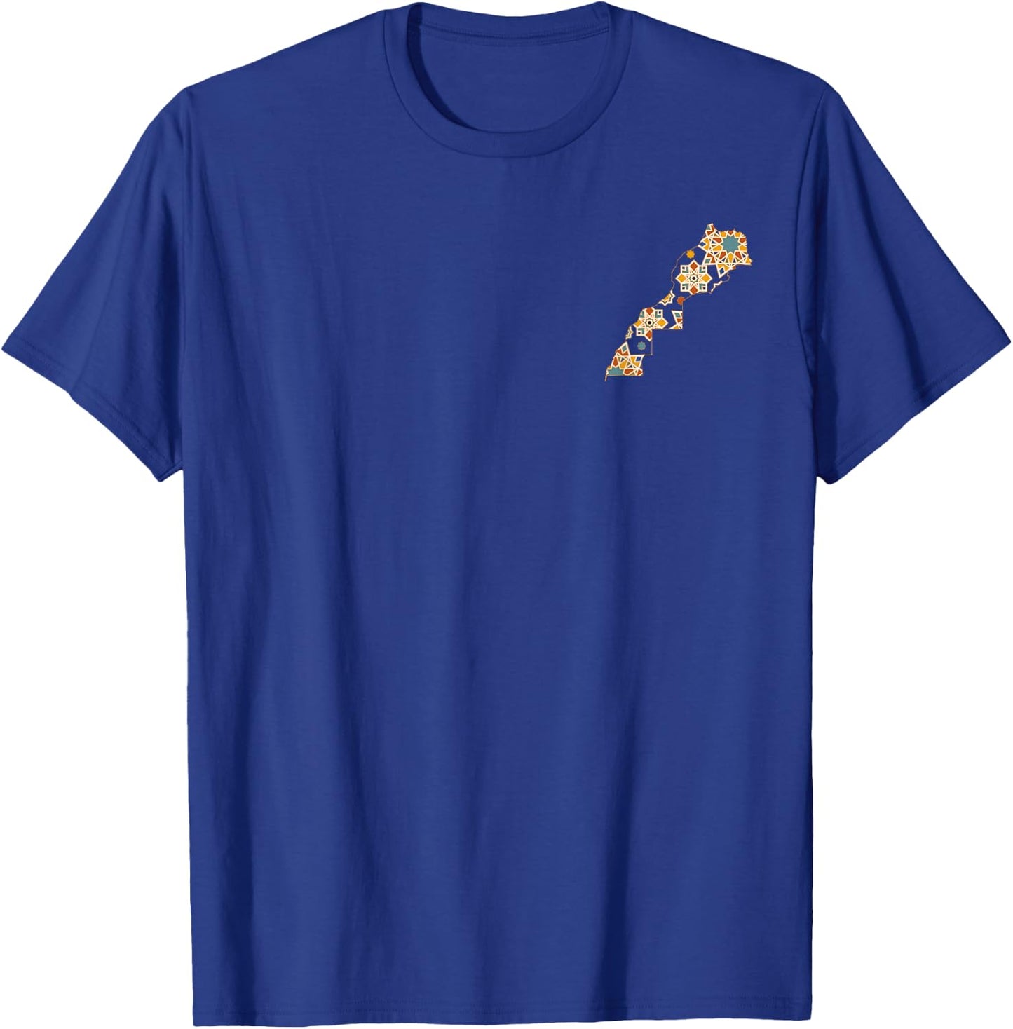 Morocco Football Shirt Map Morocco Gift Moroccan Fan , Black, S T-Shirt - T-Shirt | Royal