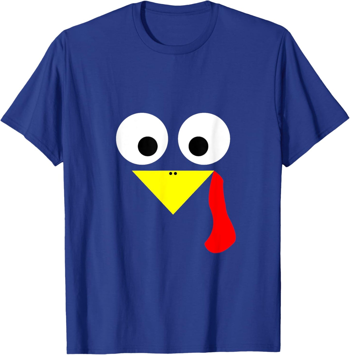 Turkey T Shirt - Male Boy Tom Gobbler T-Shirt - T-Shirt | Royal