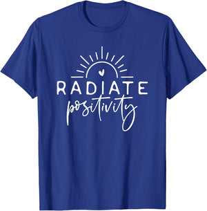 Radiate Positivity T-Shirt - T-Shirt | Royal