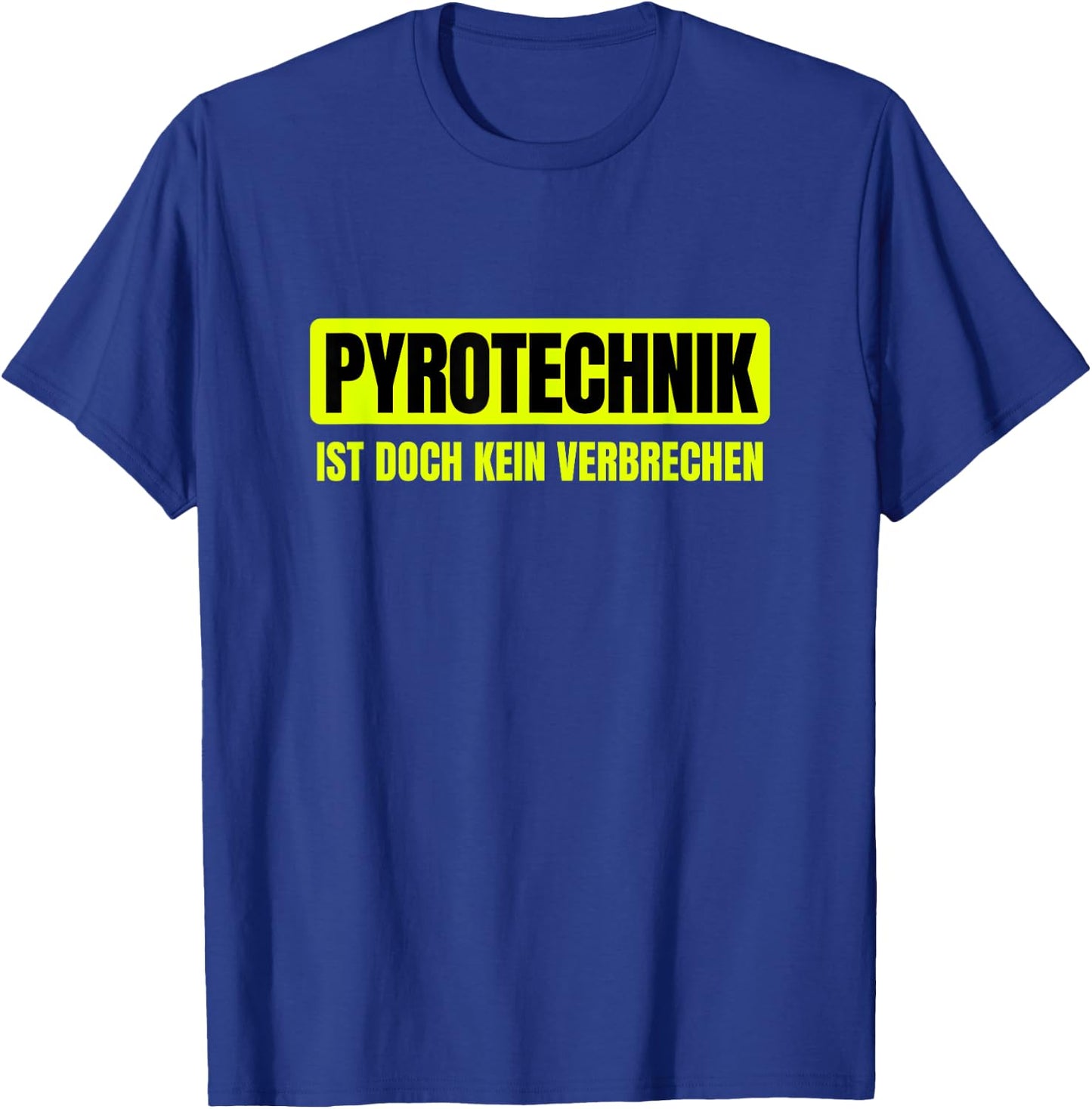 Pyrotechnik ist doch kein Verbrechen Hüftgold Eggers Outfit , black T-Shirt - T-Shirt | Royal