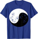 Yin and Yang Cats Shirt | Funny Cat Animal Women Kids T-Shirt - T-Shirt | Royal