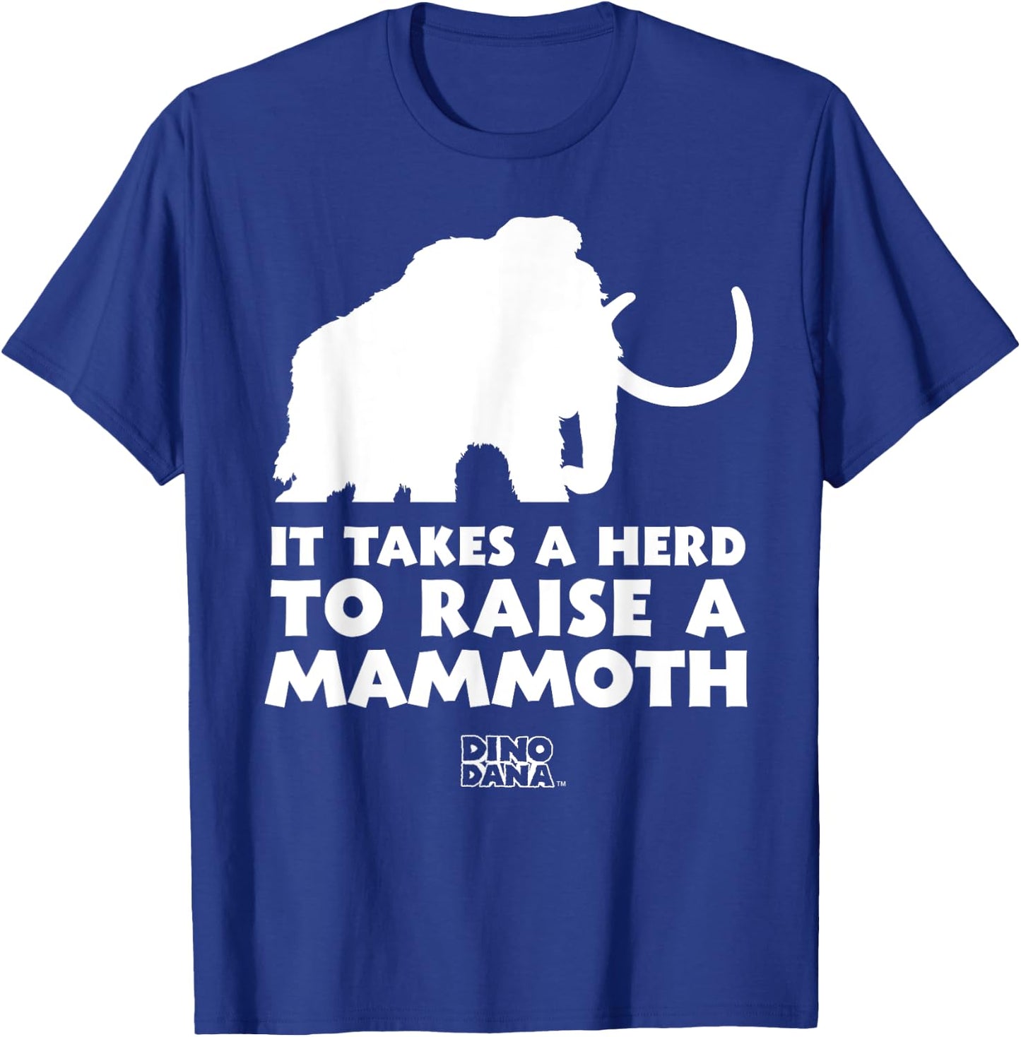 Dino Dana: White Mammoth Shirt T-Shirt - T-Shirt | Royal