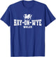 Hay-on-Wye Wales Welsh Dragon Flag Cymru T-Shirt - T-Shirt | Royal