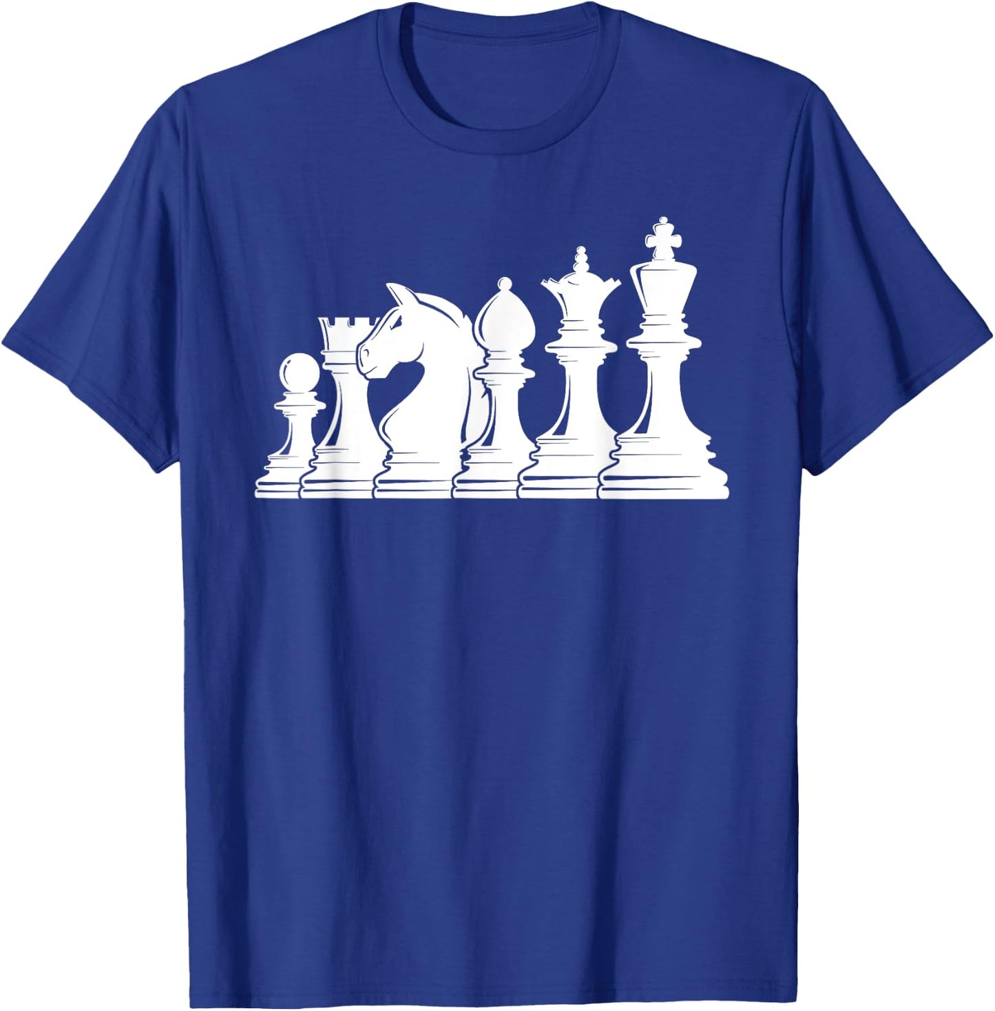 Chess Pieces T-Shirt - T-Shirt | Royal