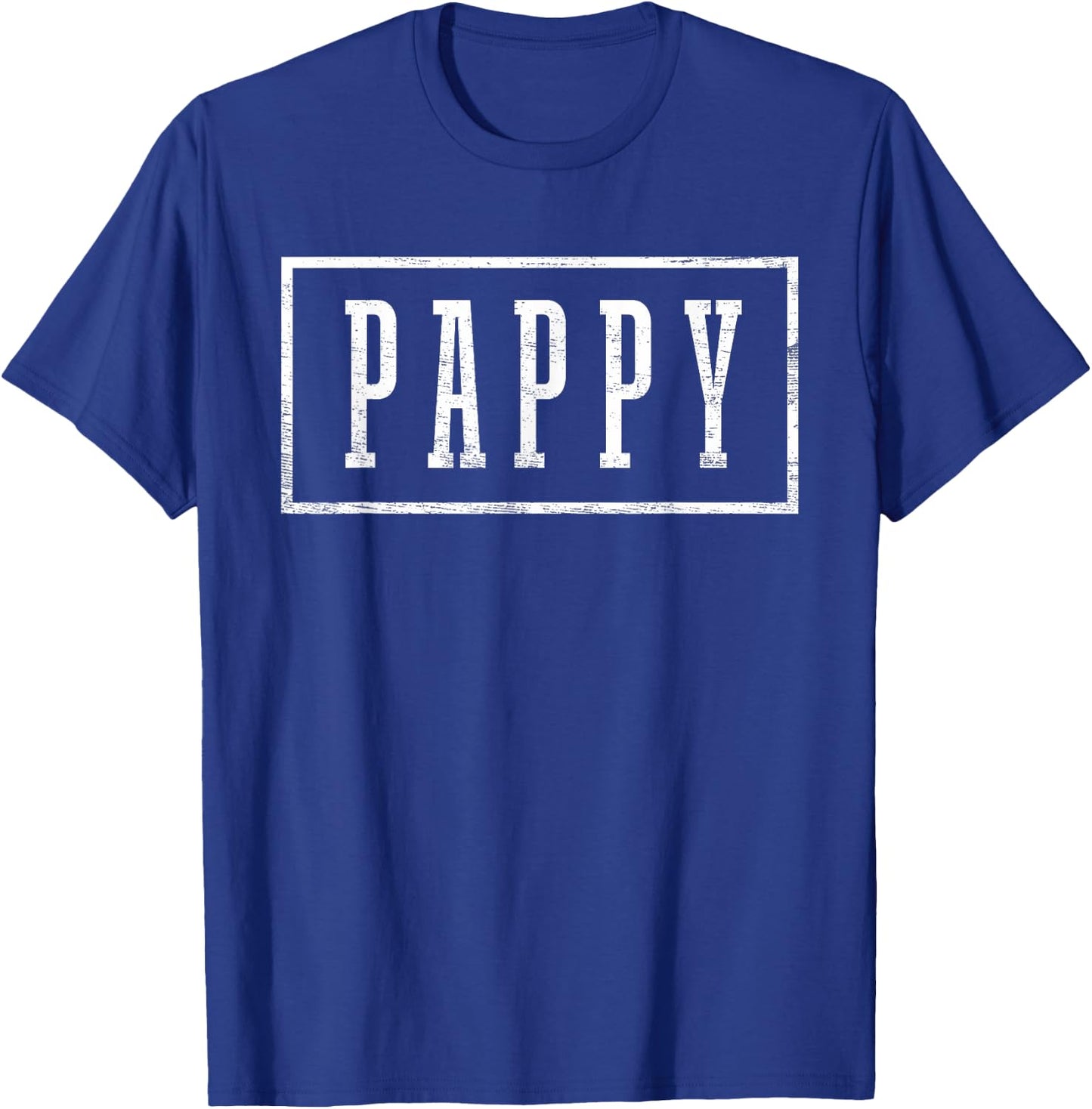 Pappy - Sleek Framed Design Father's Day Pappy T-Shirt - T-Shirt | Royal