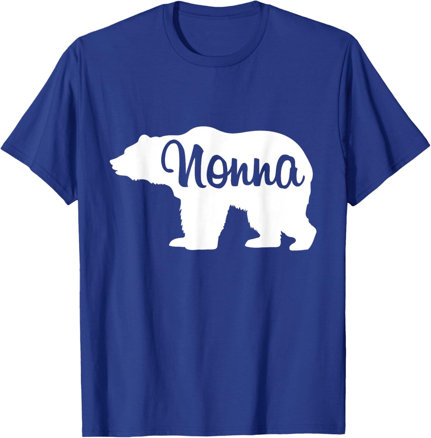 Nonna Bear Silhouette T-Shirt - T-Shirt | Royal
