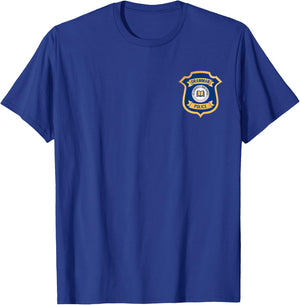 Grammar Police - To Correct and Serve - Badge T-Shirt - T-Shirt | Royal