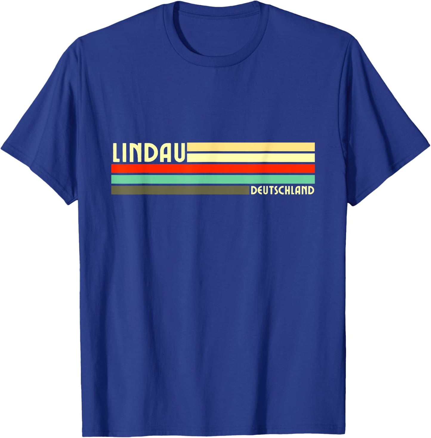 Retro Vintage Lindau T-Shirt - T-Shirt | Royal