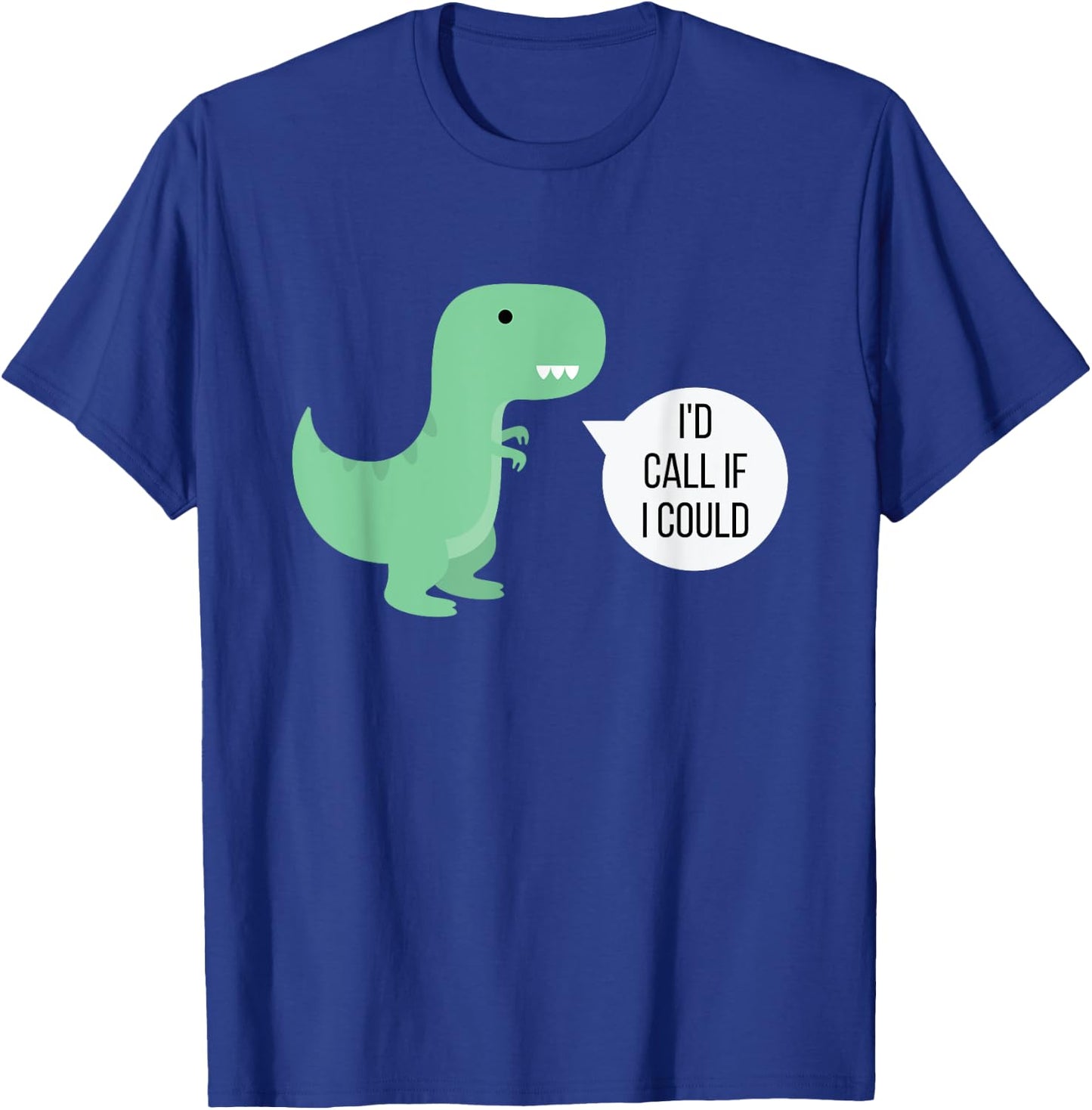 I'd Call If I Could Funny Poker T-Shirt - T-Shirt | Royal
