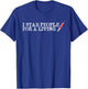 I Stab People For A Living Funny Phlebotomist Nurse Gift T-Shirt - T-Shirt | Royal
