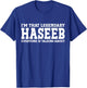 Haseeb Personal Name First Name Funny Haseeb T-Shirt - T-Shirt | Royal