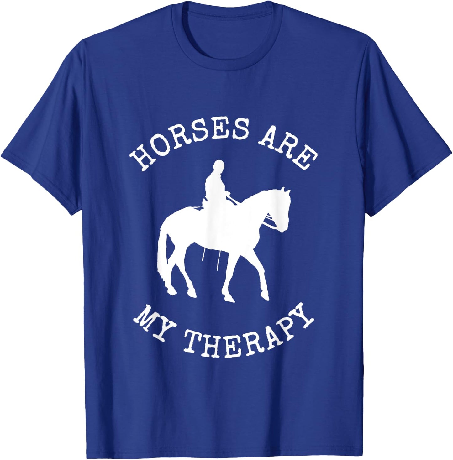 Horse Picture Horseback Riding Shirt T-Shirt - T-Shirt | Royal