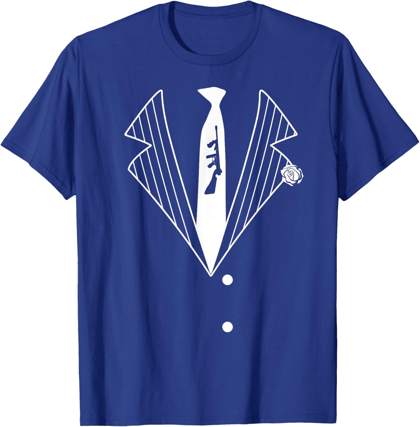 Mobster Costume Funny 1920s Gangsta T-Shirt - T-Shirt | Royal