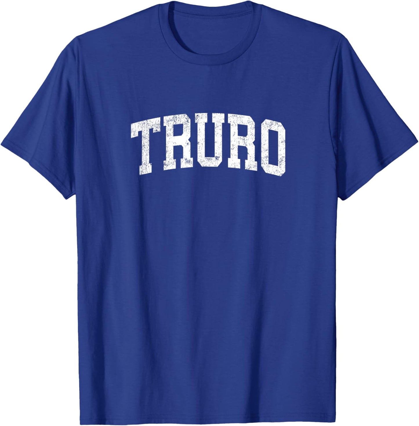 Truro Massachusetts MA Vintage Athletic Sports Design T-Shirt - T-Shirt | Royal