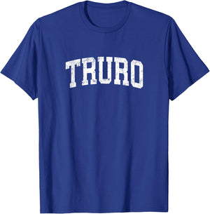 Truro Massachusetts MA Vintage Athletic Sports Design T-Shirt - T-Shirt | Royal