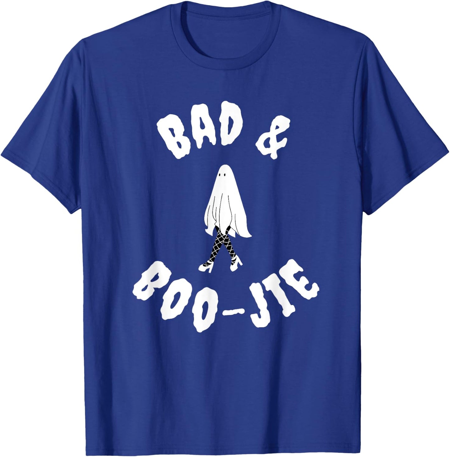 Bad & Boo-jie - Chic Halloween Sassy Lady Ghost T-Shirt - T-Shirt | Royal