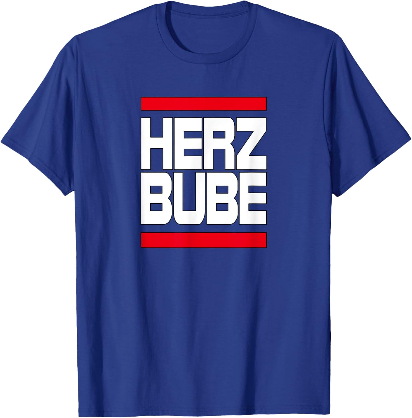 Herzbube with Hearts Nickname Treasure Love Couple, black T-Shirt - T-Shirt | Royal
