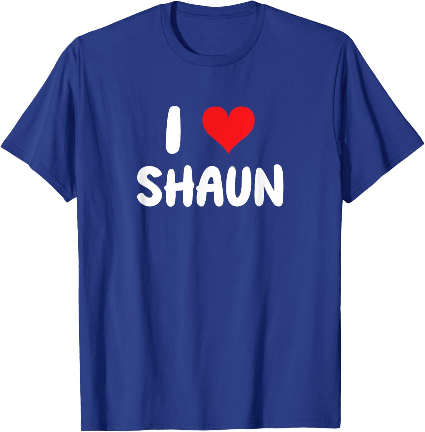 I Love Shaun - Cœur T-Shirt - T-Shirt | Royal
