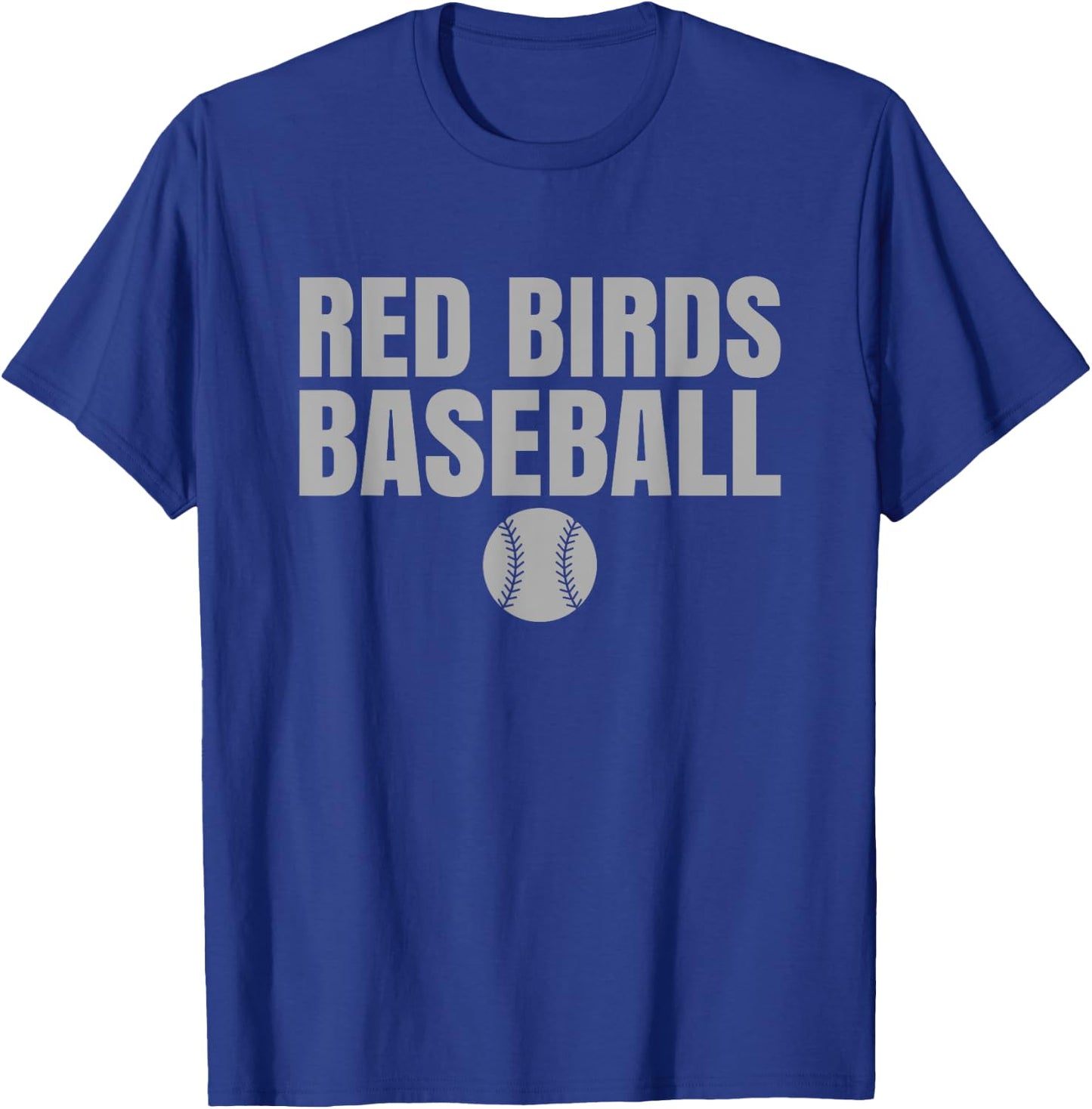 Loudonville Red Birds Baseball T-Shirt - T-Shirt | Royal