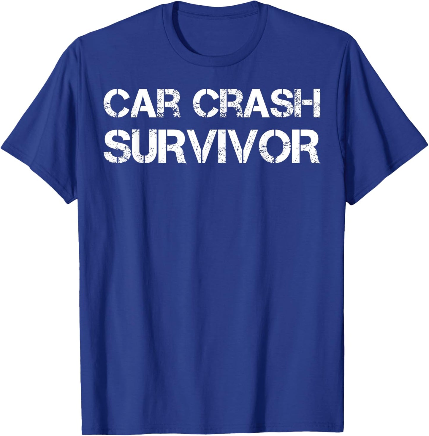 Car Crash Survivor T-Shirt - T-Shirt | Royal