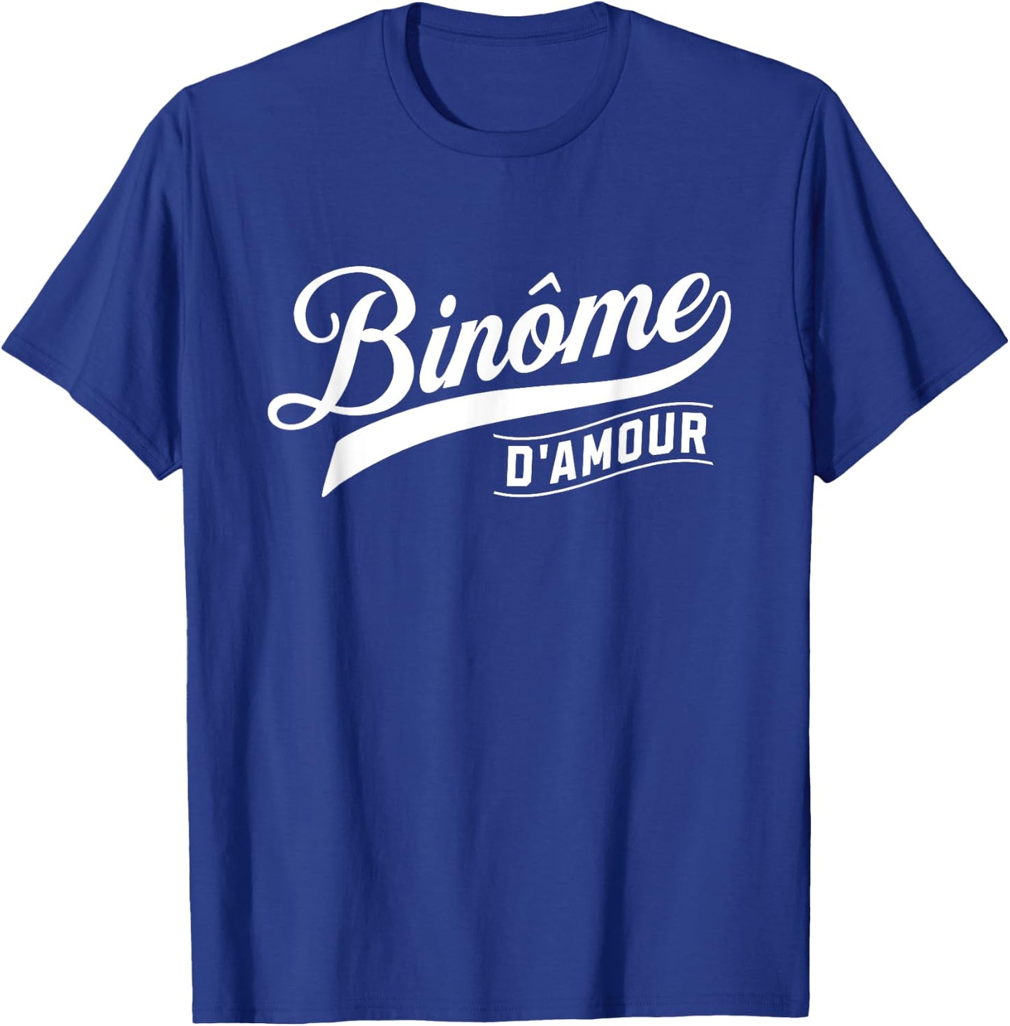 Binôme d'amour Gift Binomial Work Humor Colleague , Black, S T-Shirt - T-Shirt | Royal