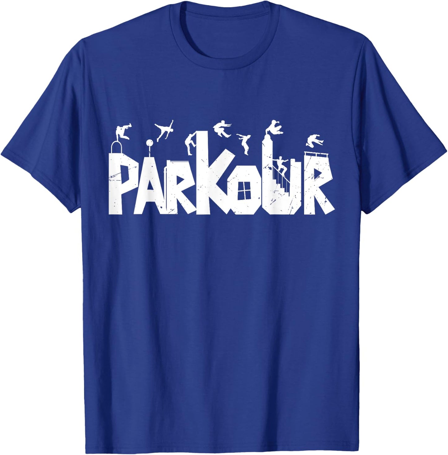Freerunning Shirt for Parkour Runner | Parkour T-Shirt - T-Shirt | Royal