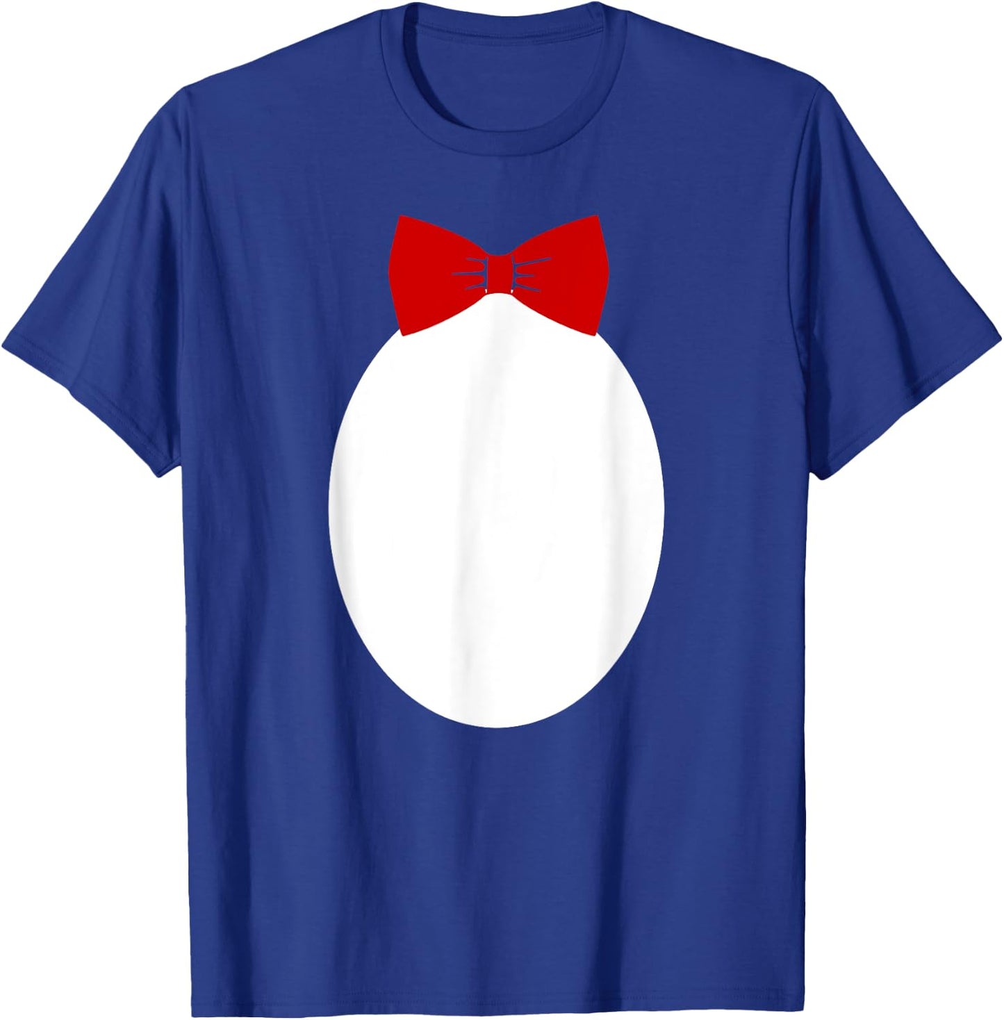 Cute Penguin Belly With Bow Tie T-Shirt - T-Shirt | Royal