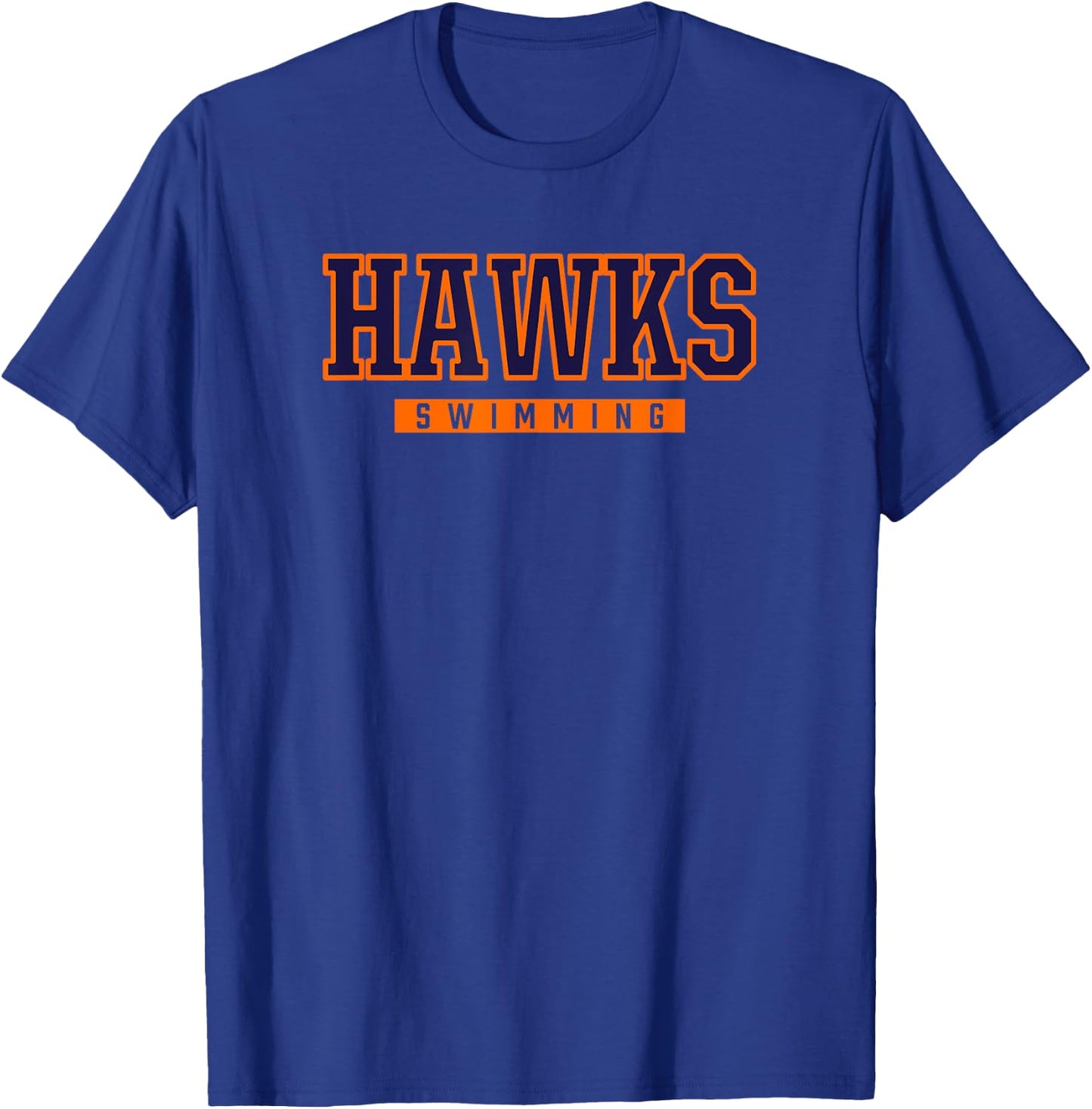 Olathe East Hawks Swimming T-Shirt - T-Shirt | Royal