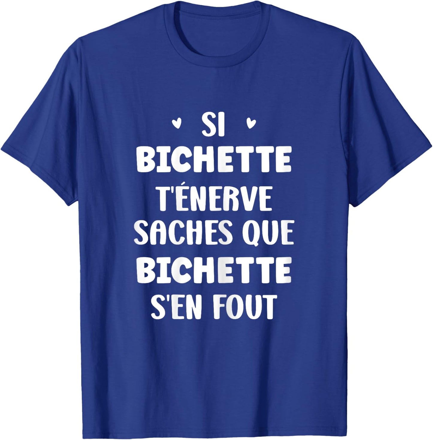 Name Si Bichette t'énerve Humour first name Bichette , Black, Female X-Small T-Shirt - T-Shirt | Royal
