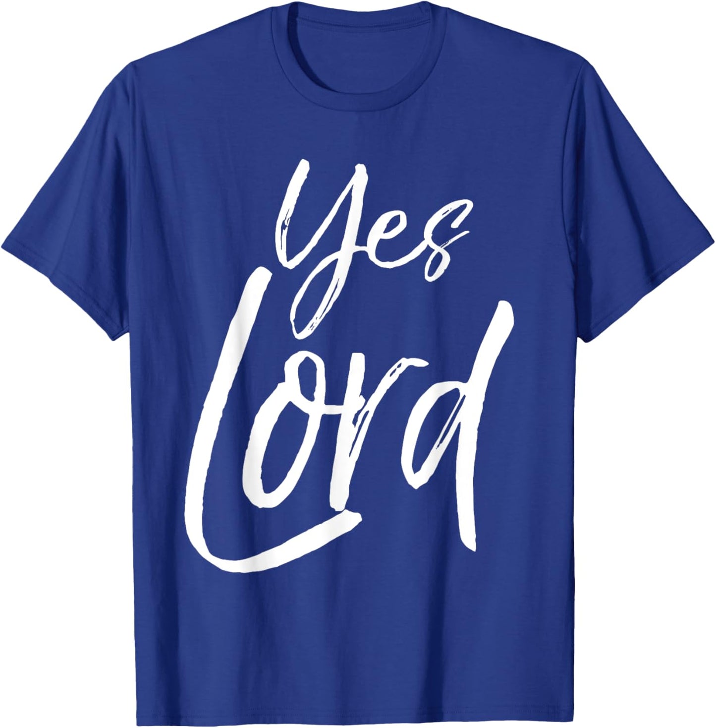 Yes Lord Shirt Vintage Amen Bold Cool Christian T-Shirt - T-Shirt | Royal