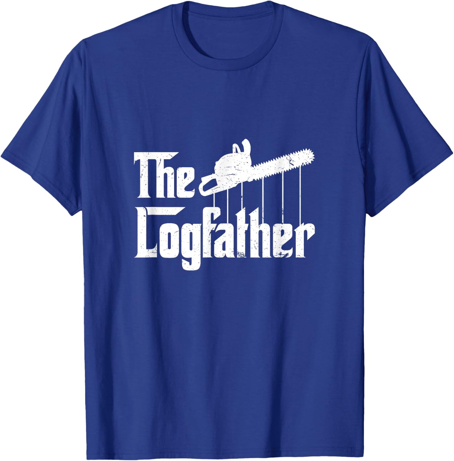 Cool Timber Felling Chainsaw Logger Shirts & Gifts | Men's Black Cotton Polyester | Short Sleeve | Small | Classic Fit | Christmas, Birthday Gift T-Shirt - T-Shirt | Royal