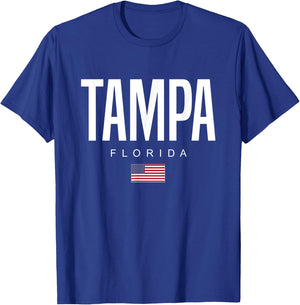 Tampa Florida FL T-Shirt - T-Shirt | Royal