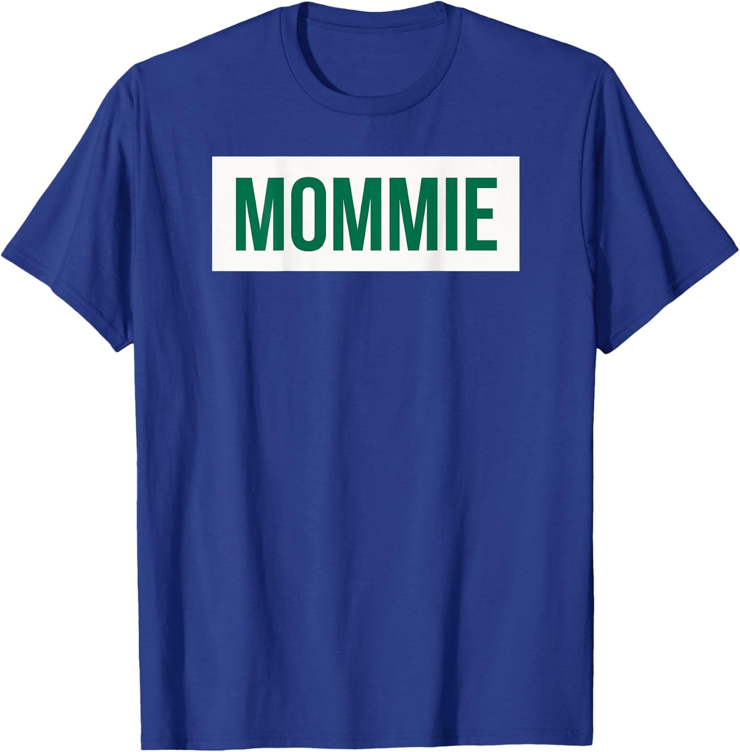 Mommie Caddie Mommy Golf Puns (Back) Cool Golfing Golfer Mom T-Shirt - T-Shirt | Royal