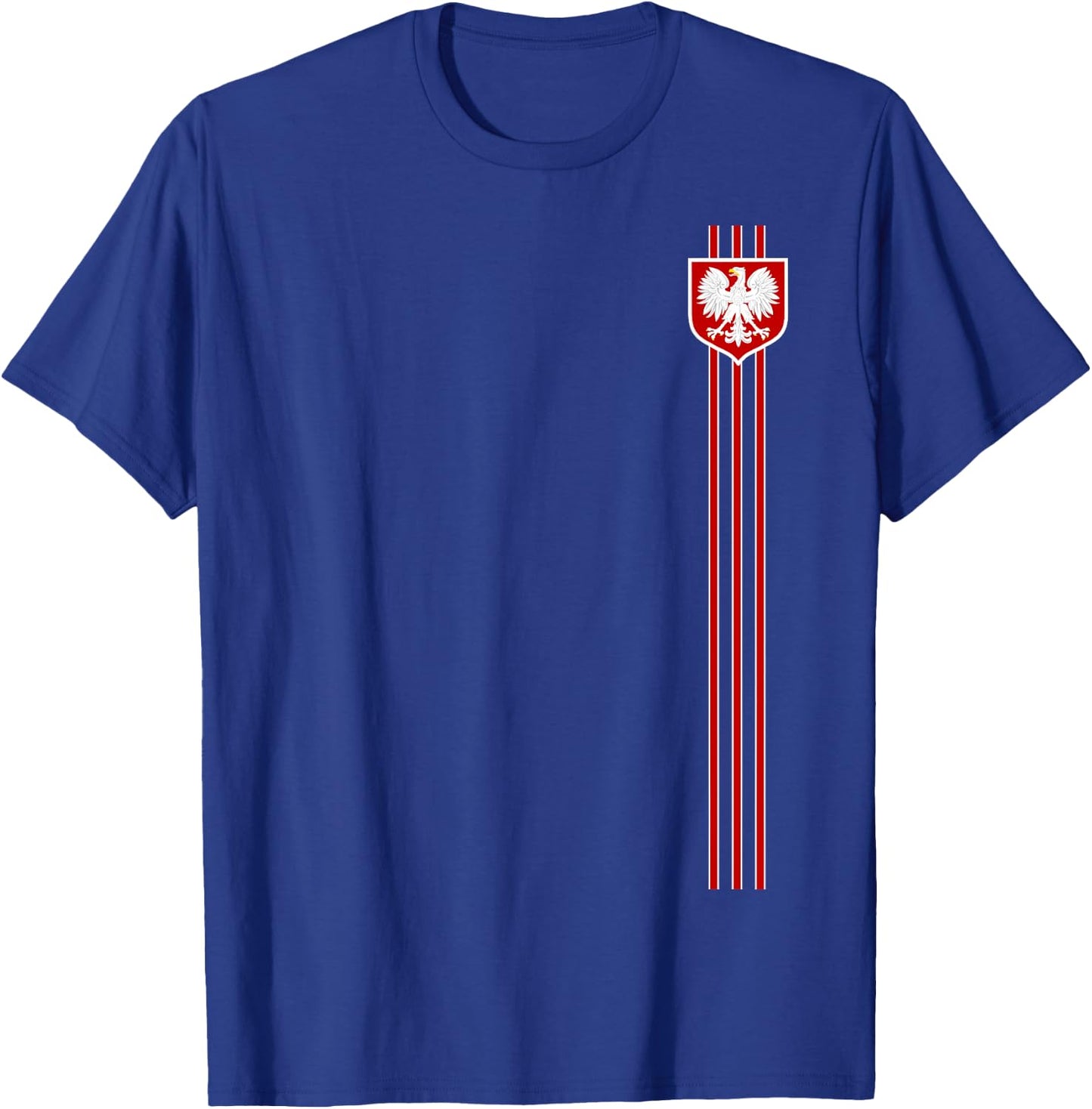 Poland For Gift Poland Poland Warsaw Flag , Black, S T-Shirt - T-Shirt | Royal