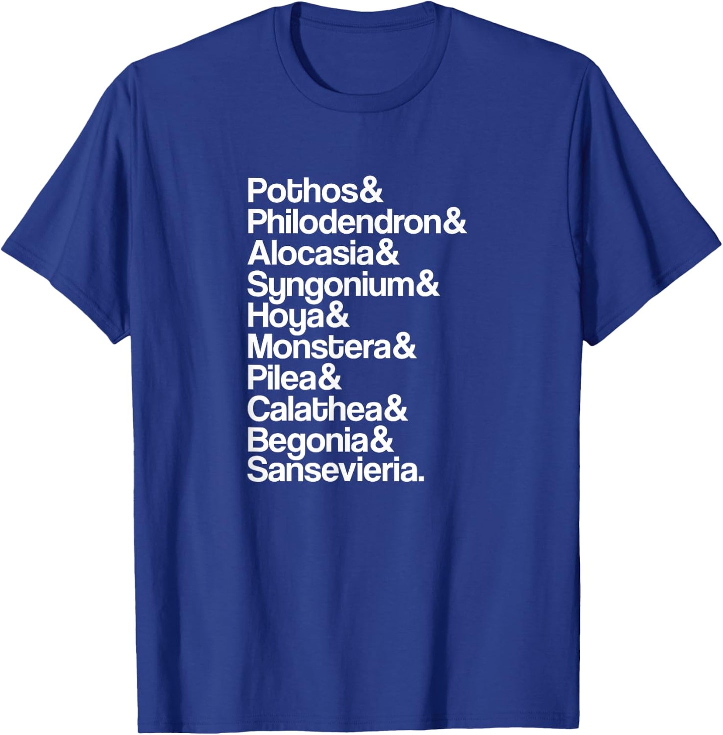 Pothos Hoya Monstera Pilea Philodendron Alocasia Houseplant T-Shirt - T-Shirt | Royal