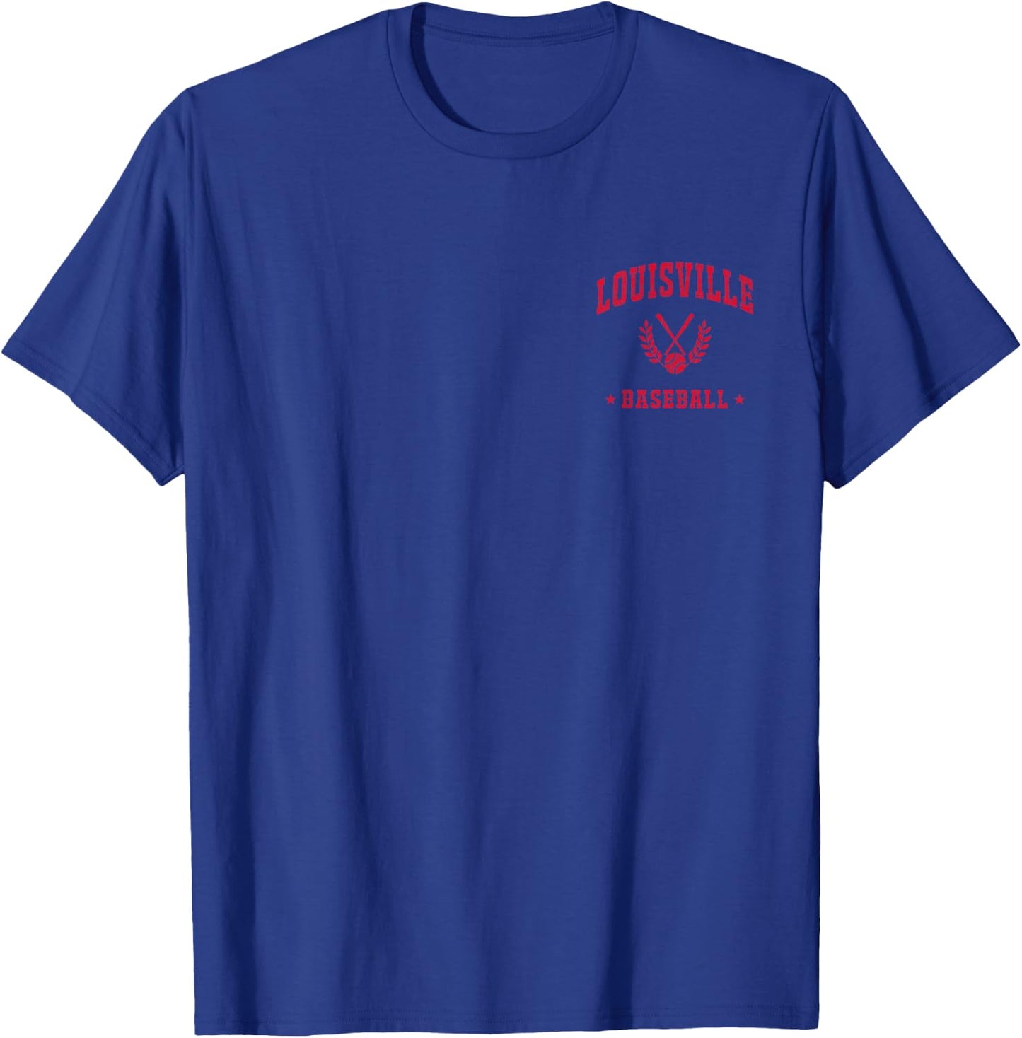 Louisville Baseball Vintage Gameday Retro Baseball Lover T-Shirt - T-Shirt | Royal