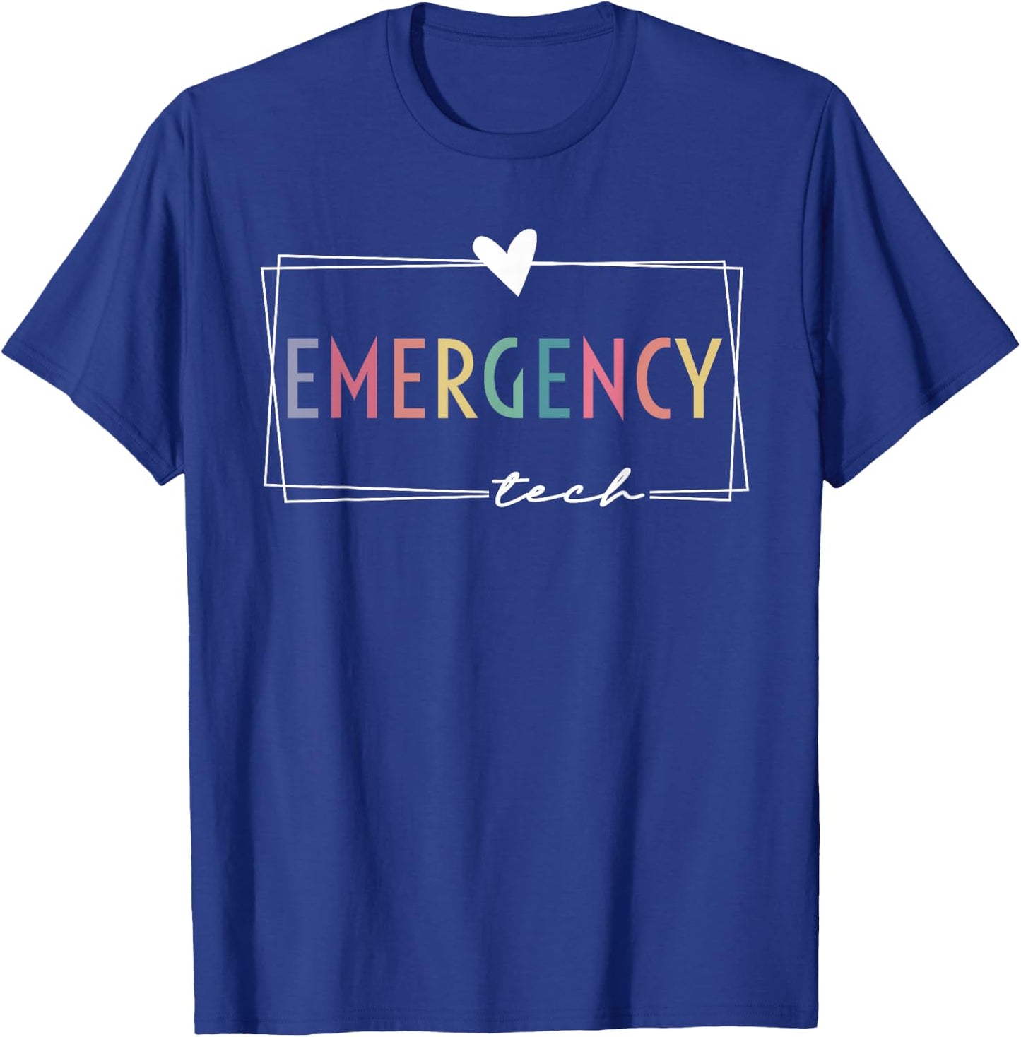 Emergency Room Technician ER Tech Nurse Technologist T-Shirt - T-Shirt | Royal